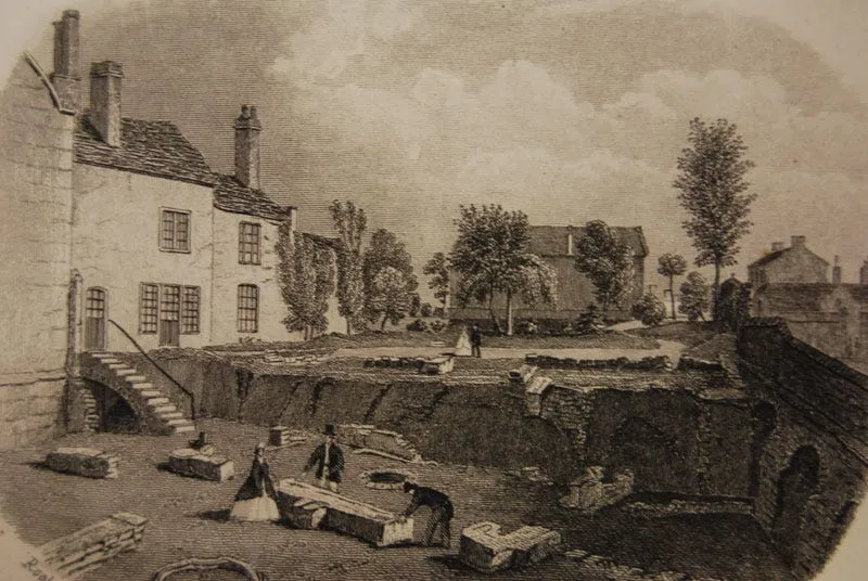 تصویرسازی خانه نیوپلیس شکسپیر در شهر استراتفورد-آپان-اِیون.